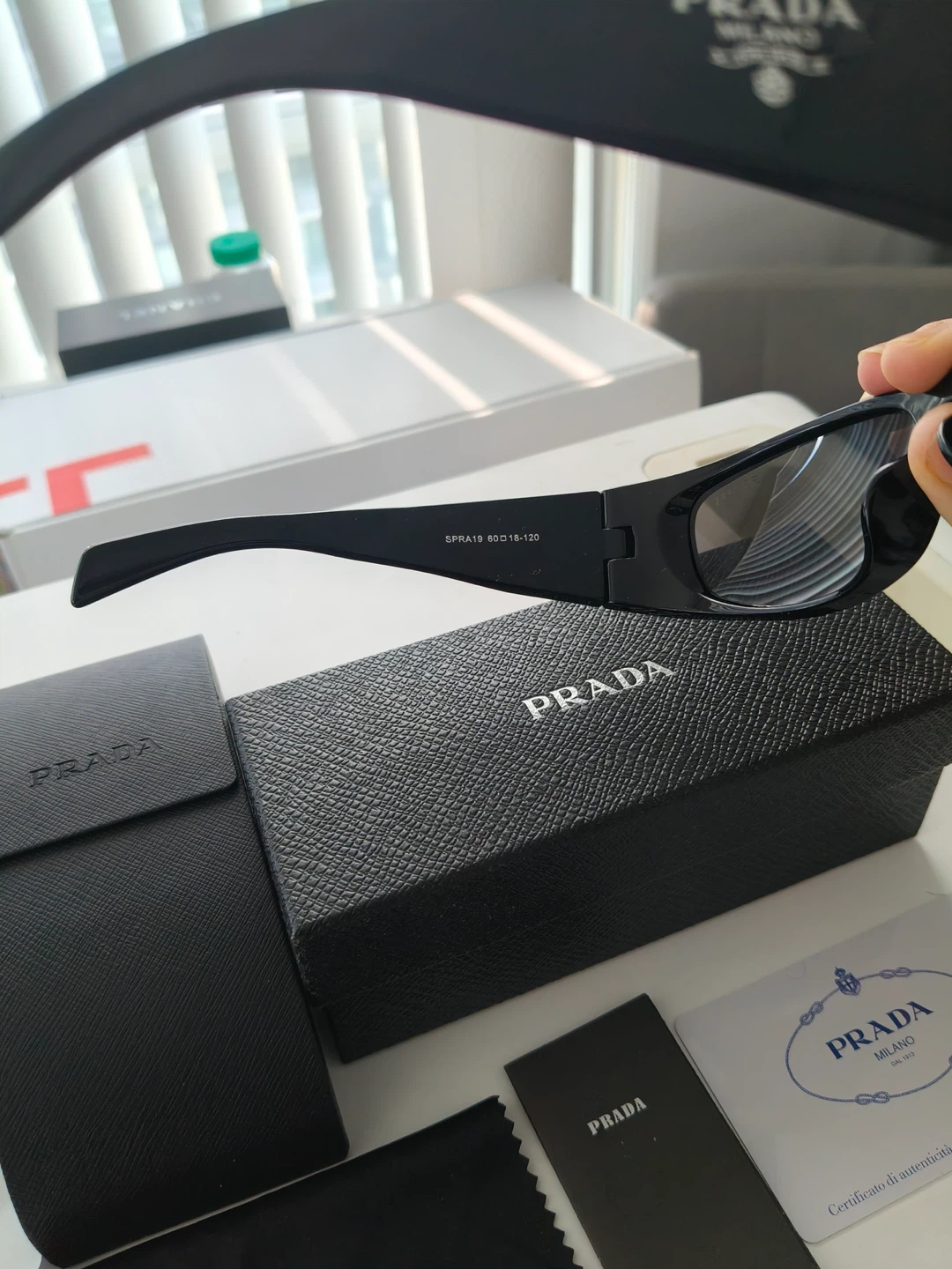 Prada SPR19 Sunglasses - Black - photo 2