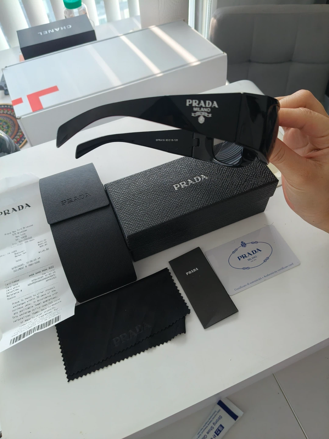 Prada SPR19 Sunglasses - Black - photo 3