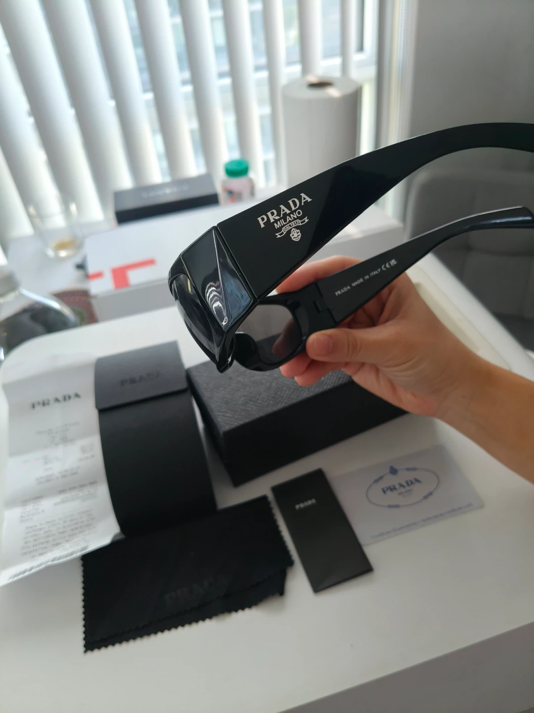 Prada SPR19 Sunglasses - Black - photo 5
