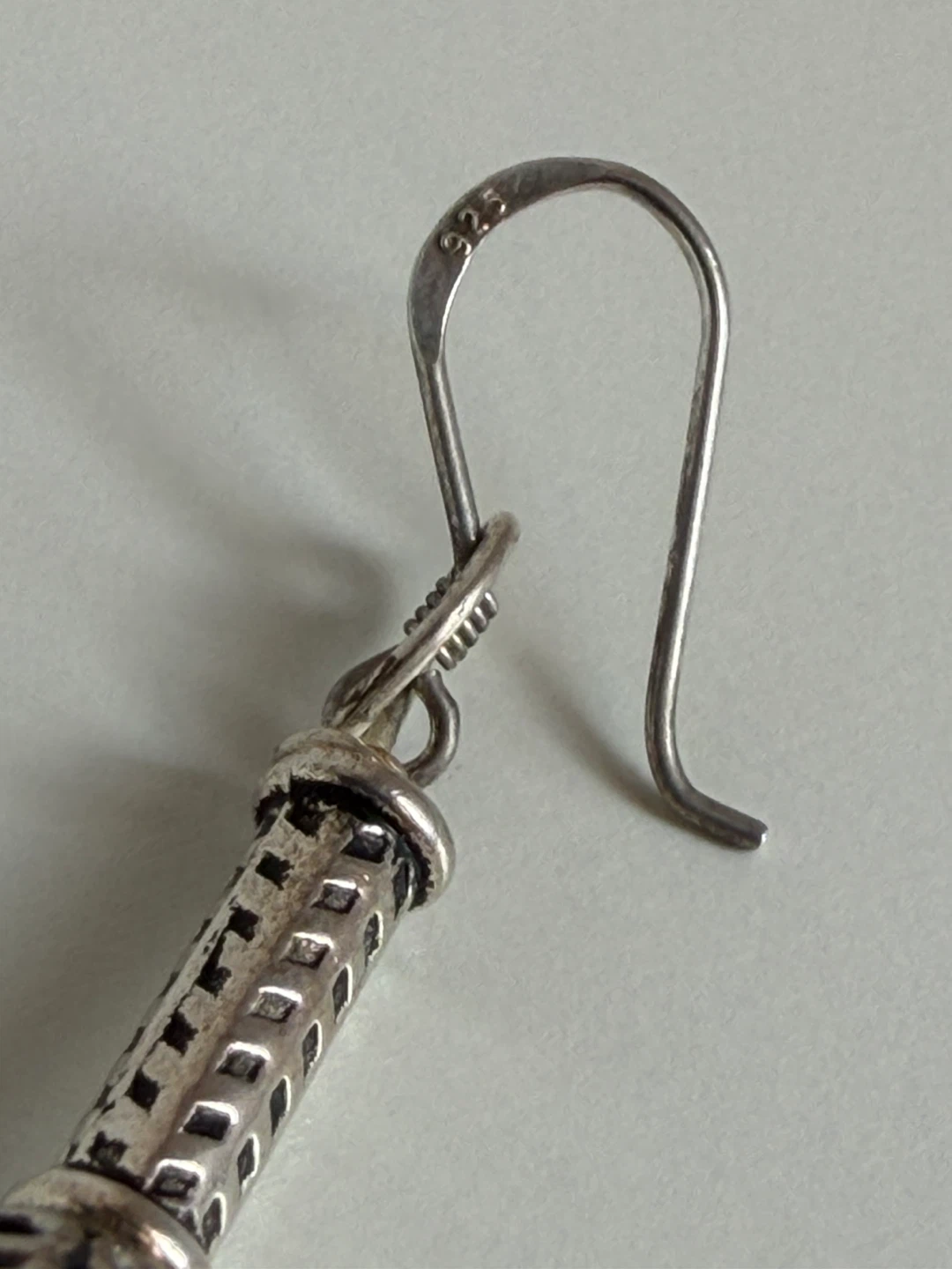 Sterling Silver  Murano glass bead Earrings - photo 5