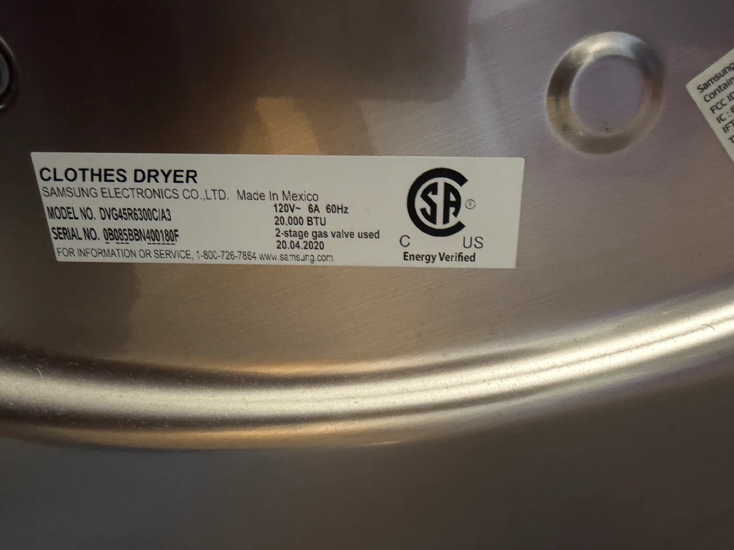 Samsung Washer and Dryer Set - photo 3