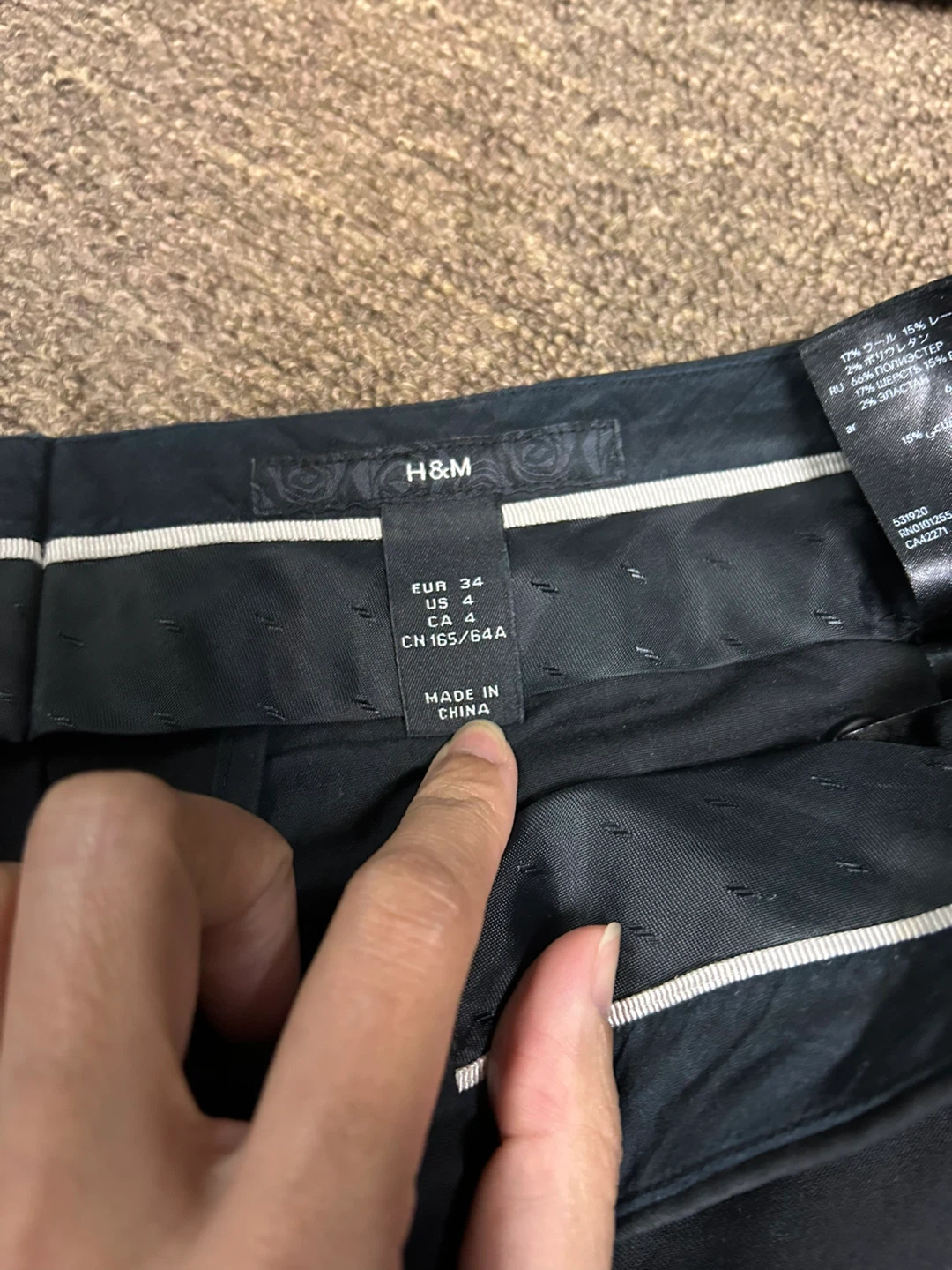 H&M Black Flare Pants - EUR 34 / US 4 - photo 2