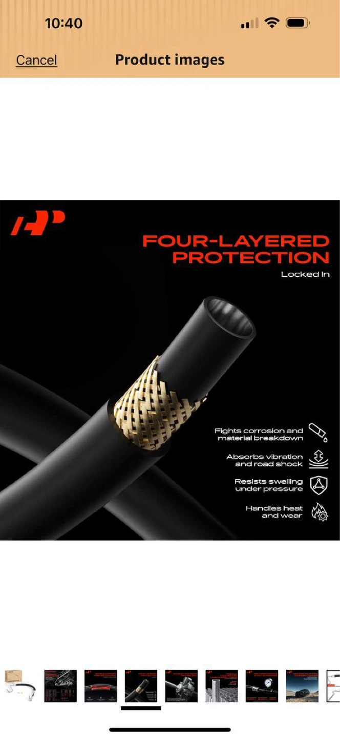 A-Premium Power Steering Pressure Hose for GMC Chevrolet - photo 4