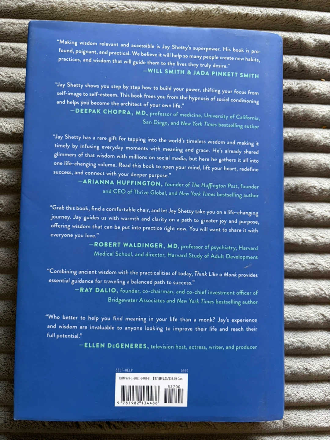 Hardcover Think Like a Monk by Jay Shetty - photo 2