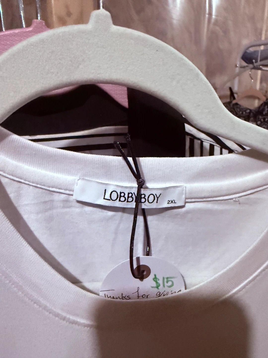 Lobby Boy 2XL White T-Shirt - photo 2