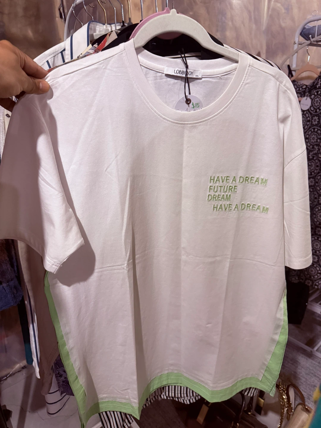 Lobby Boy 2XL White T-Shirt