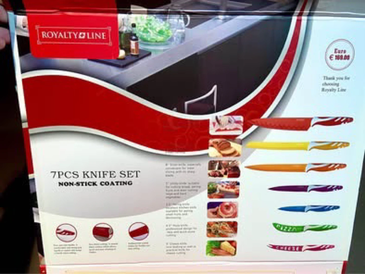 Professional SWISS 7pcs Knives Set (regular price $265) - photo 3