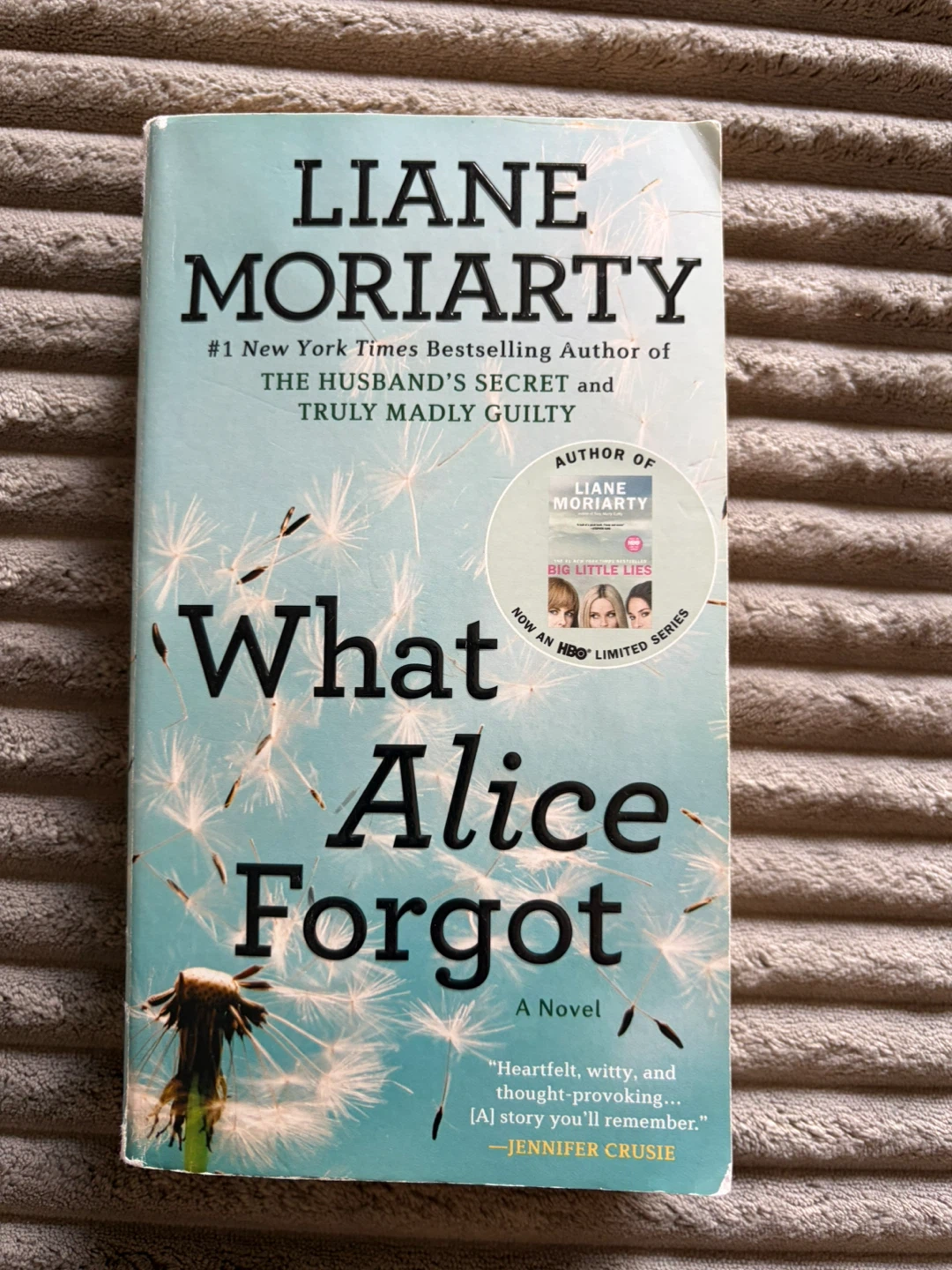 What Alice Forgot by Liane Moriarty