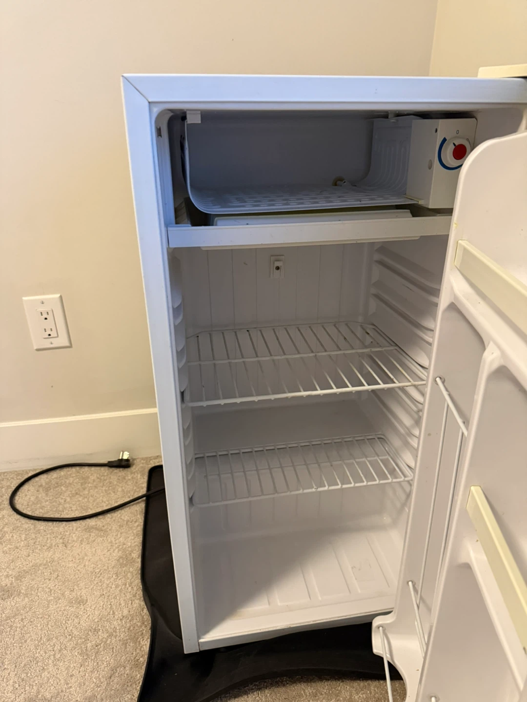 Compact White Mini Fridge