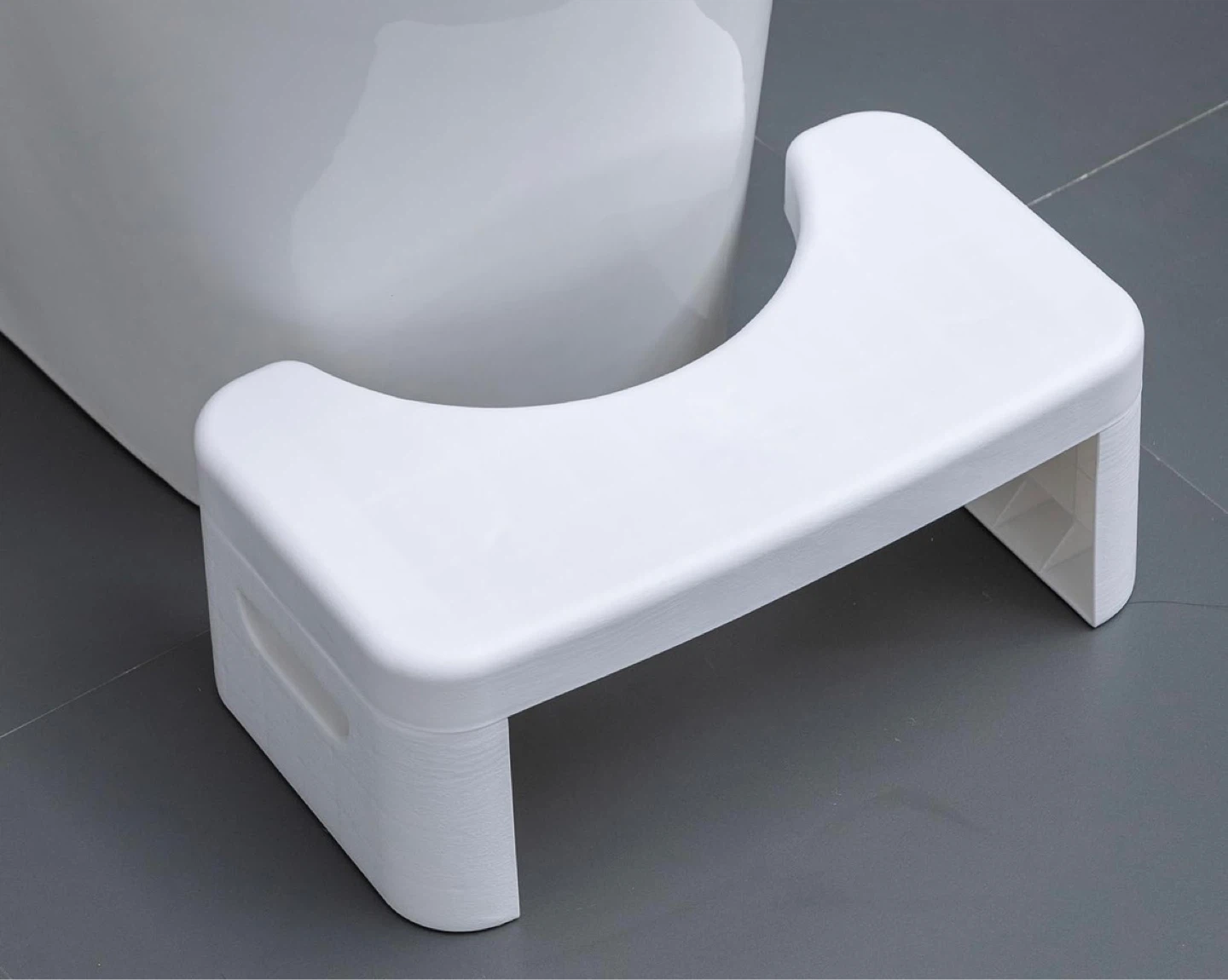 New in package, White Toilet Stool