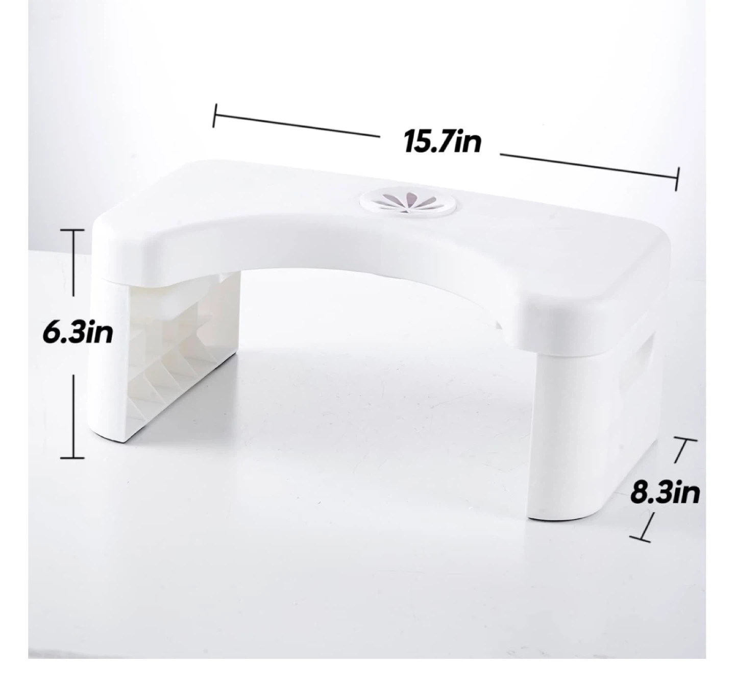 New in package, White Toilet Stool - photo 5