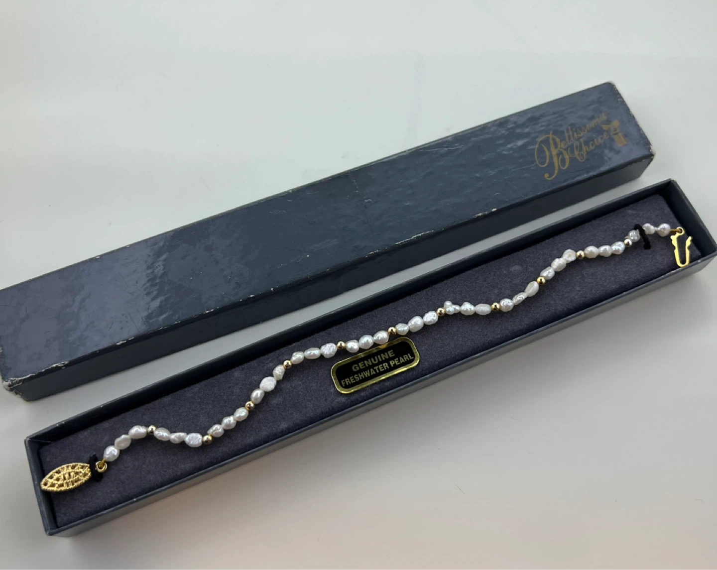 Vintage Genuine Freshwater Pearl Bracelet - photo 2