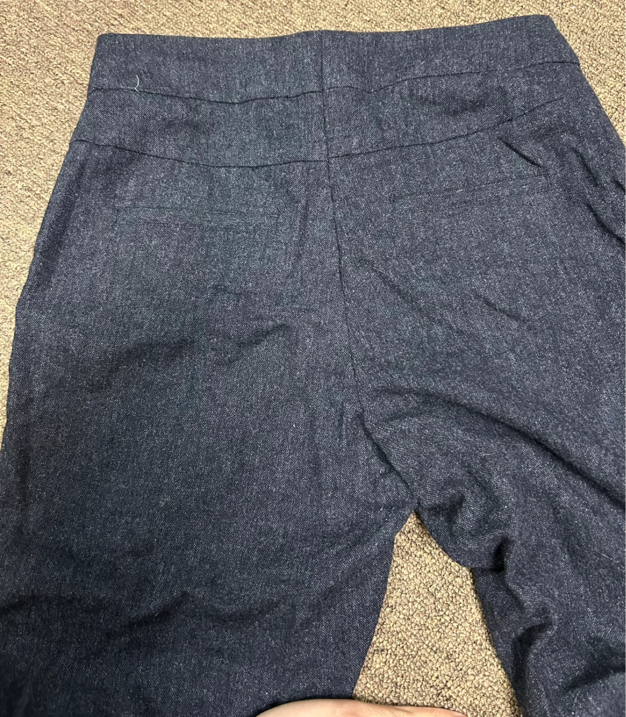H&M Women's Dark Grey Wide-Leg Trousers - photo 4