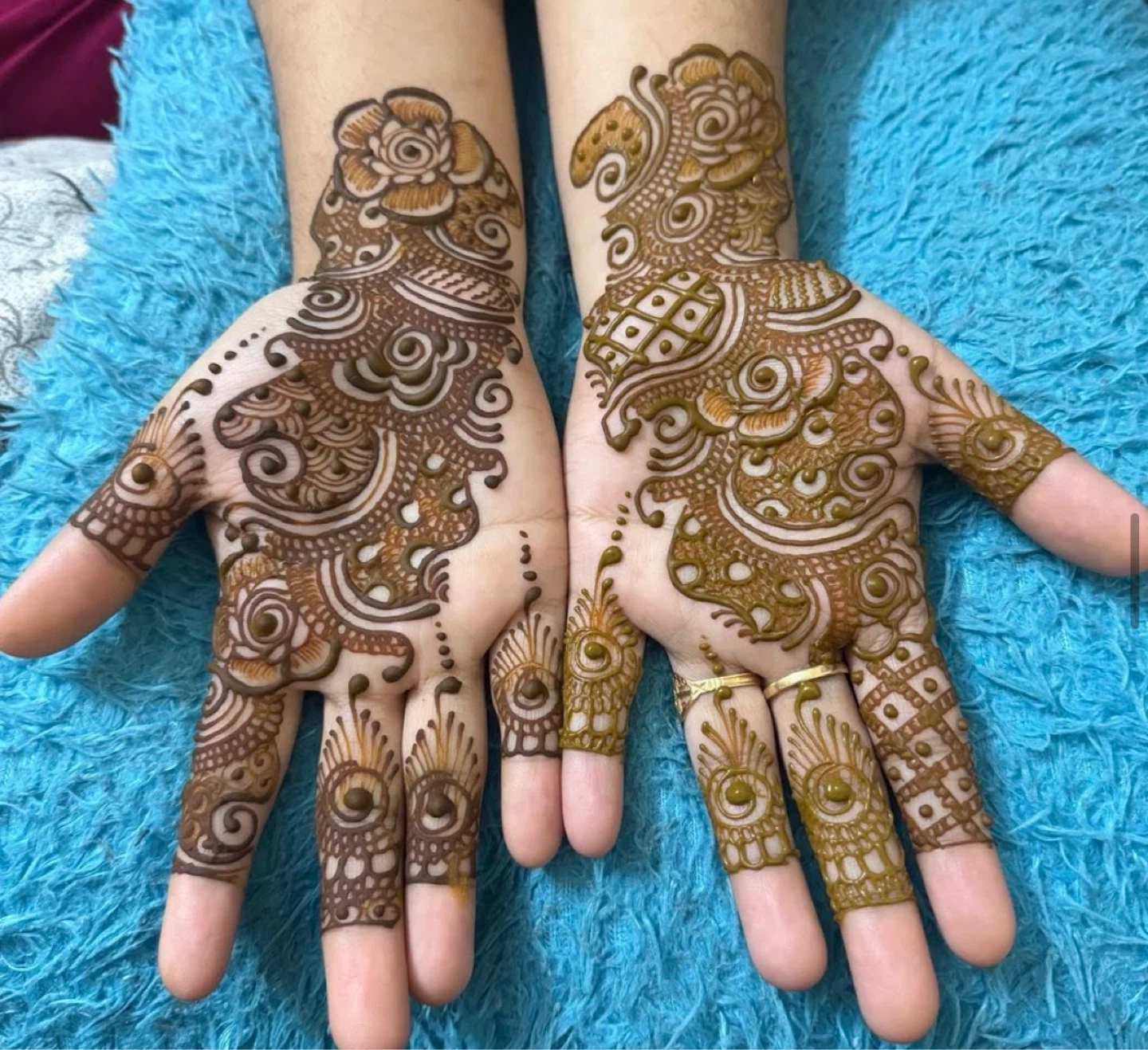 Intricate Henna Hand and Arm Designs - photo 5