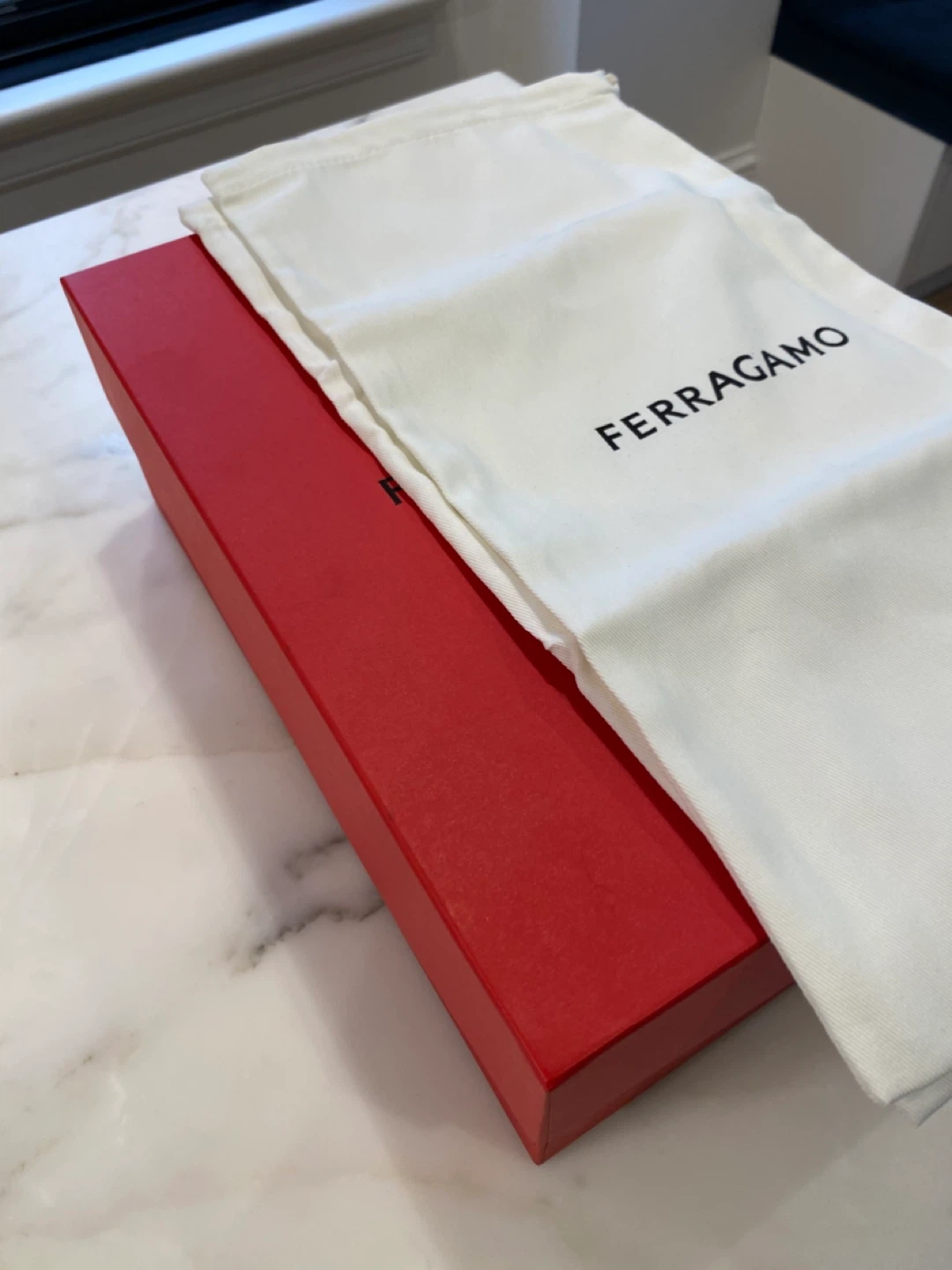 Salvatore Ferragamo Red Box and Dust Bags - photo 2