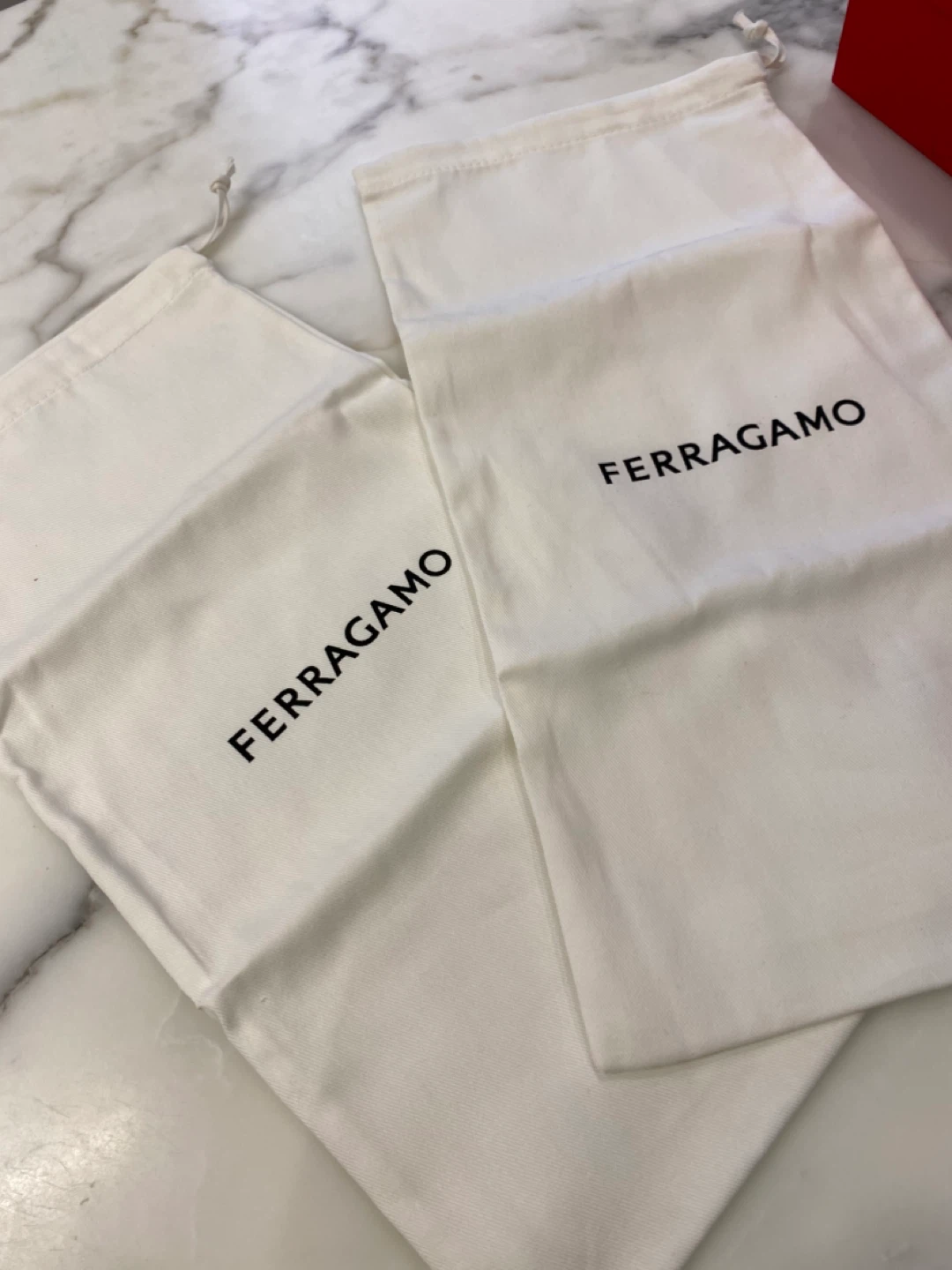 Salvatore Ferragamo Red Box and Dust Bags - photo 3