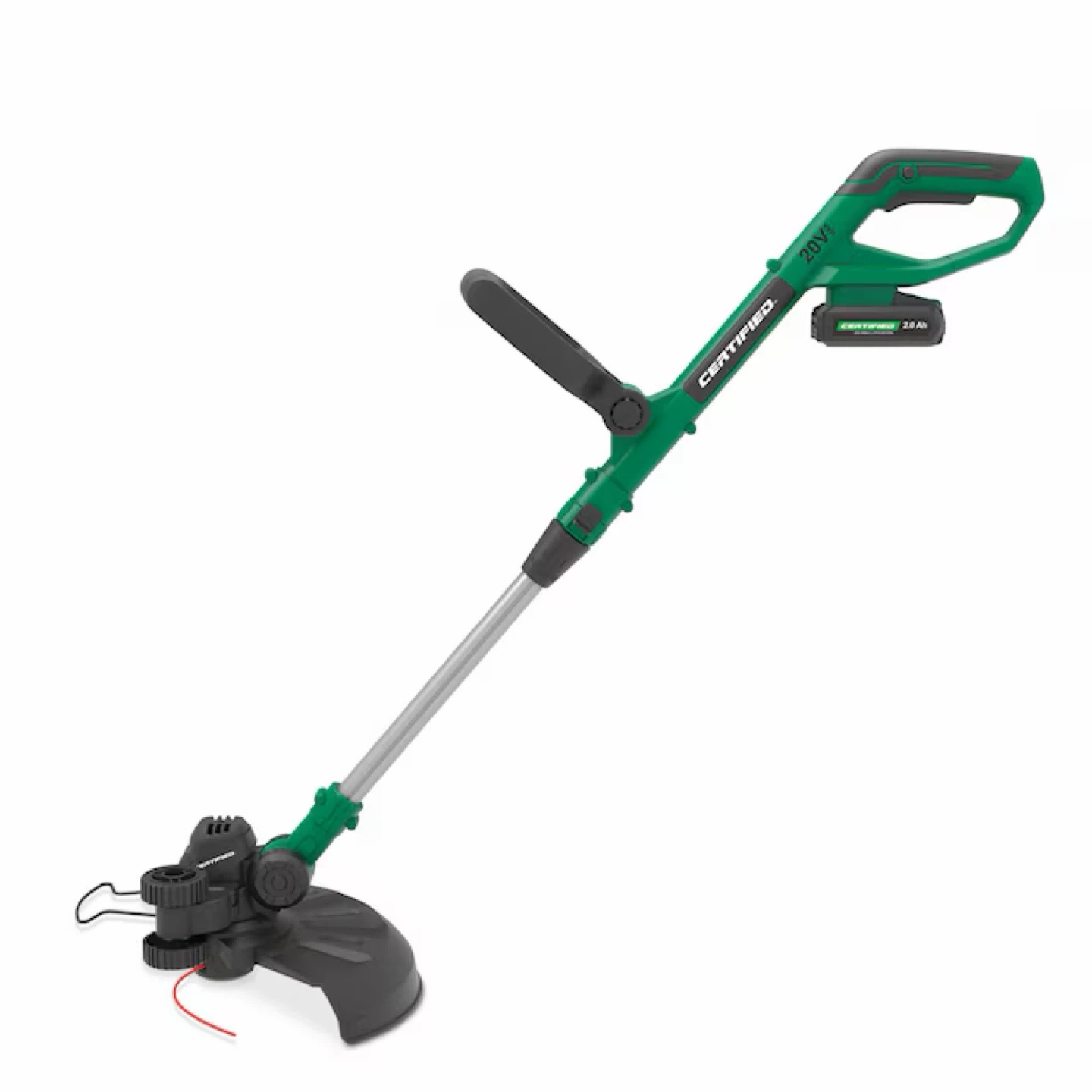 Certified 20V Cordless String Trimmer with 2.0 Ah Battery