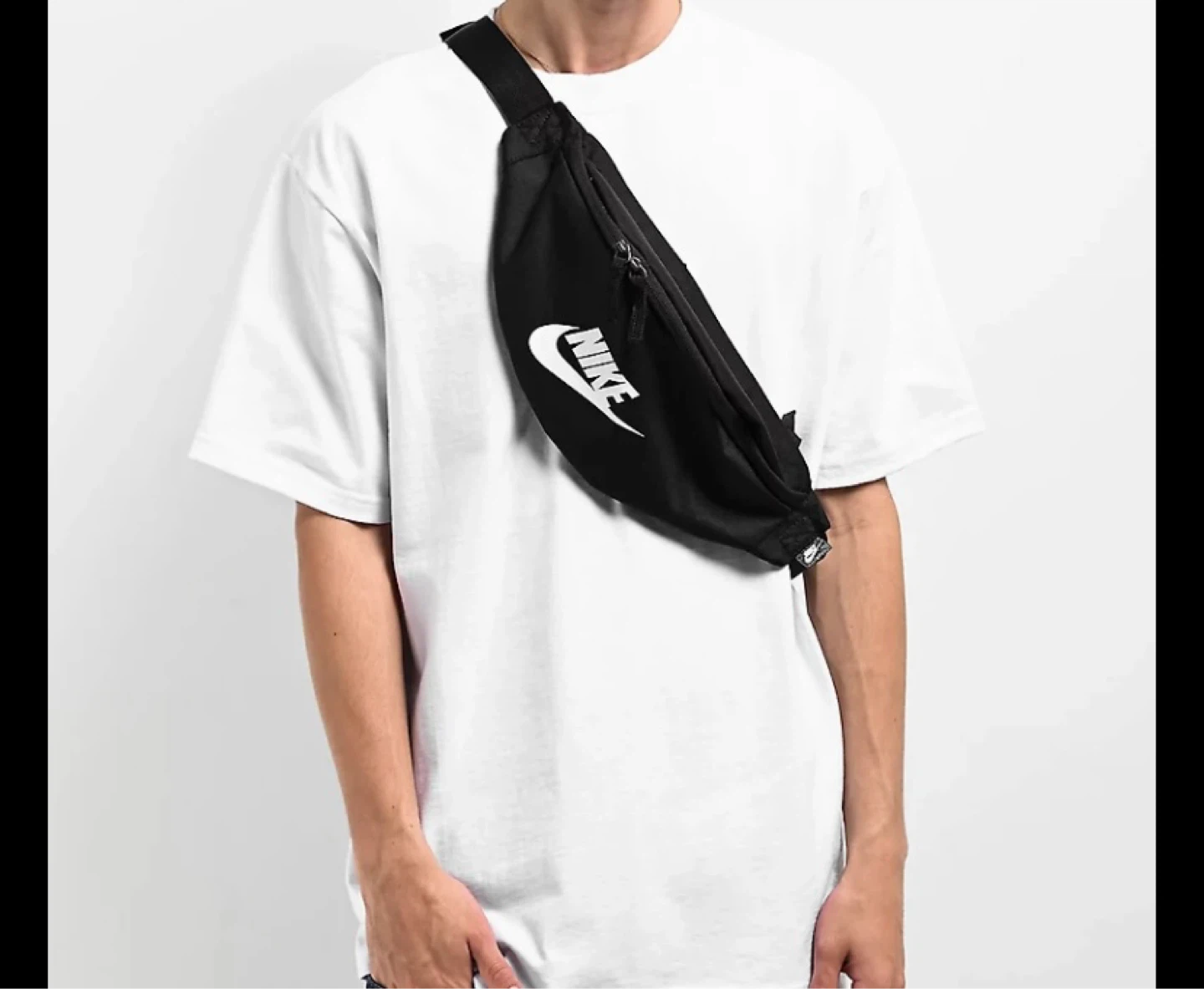 Nike Club Cap and Waist Pack 3L Bag Black/White (2 Pieces) NEW - photo 3