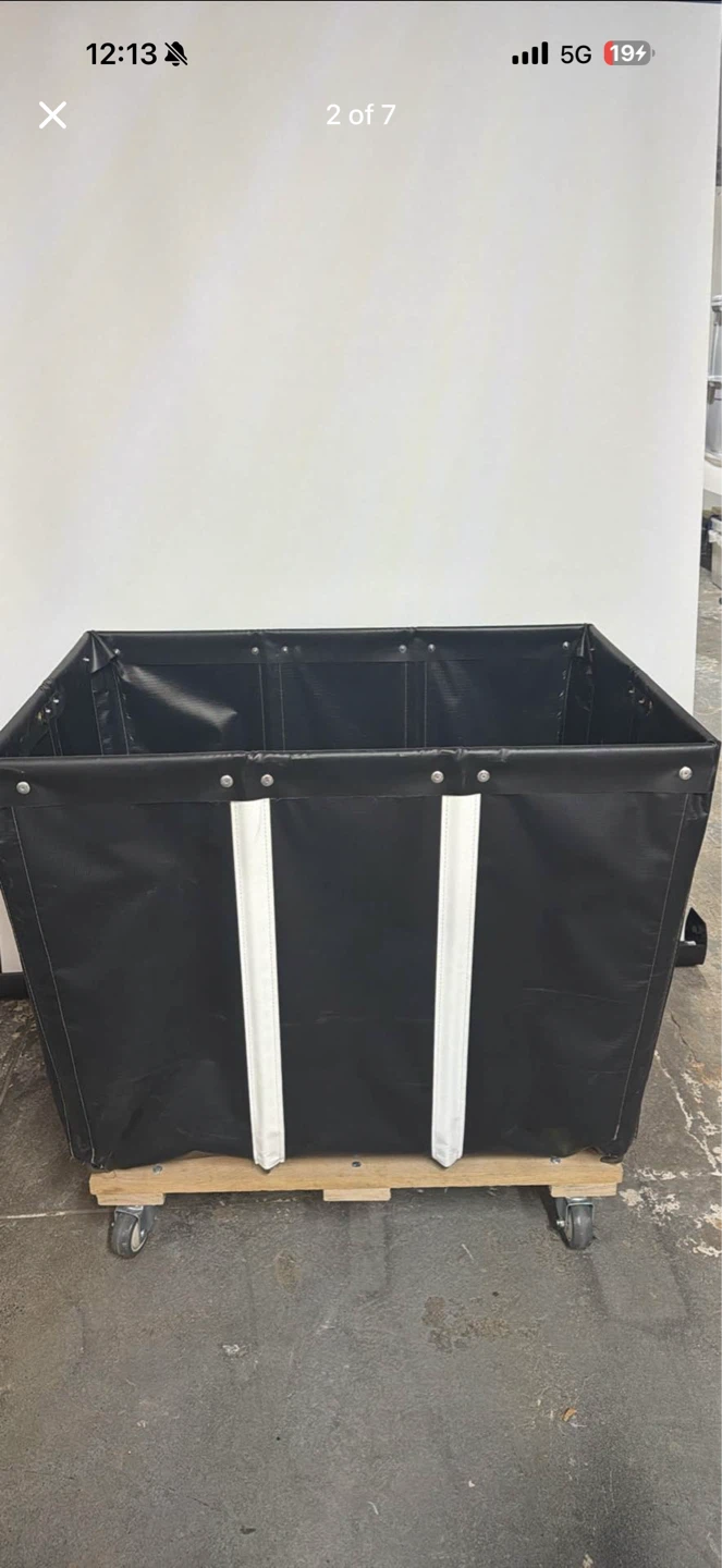 Uline 12 Bushel Vinyl Cart - photo 2