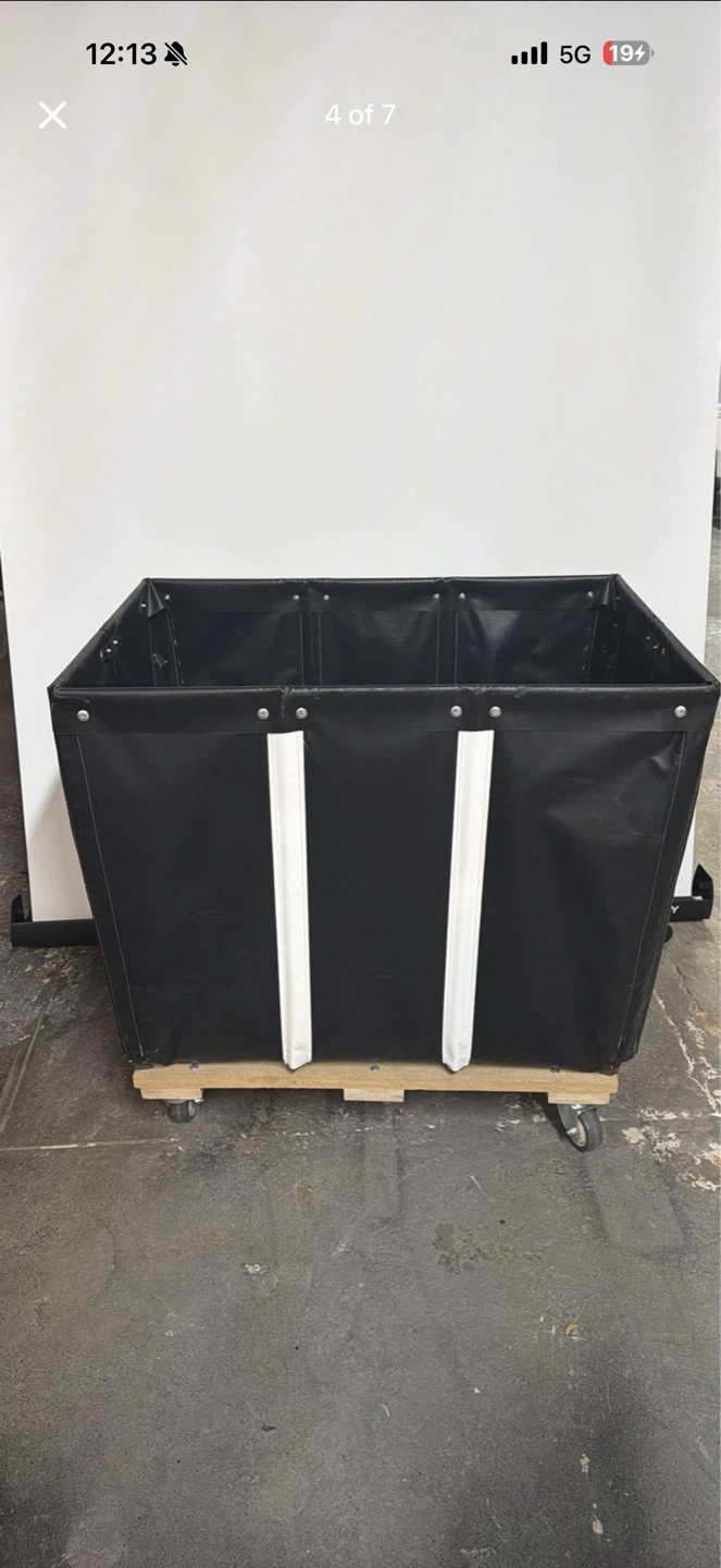 Uline 12 Bushel Vinyl Cart - photo 4