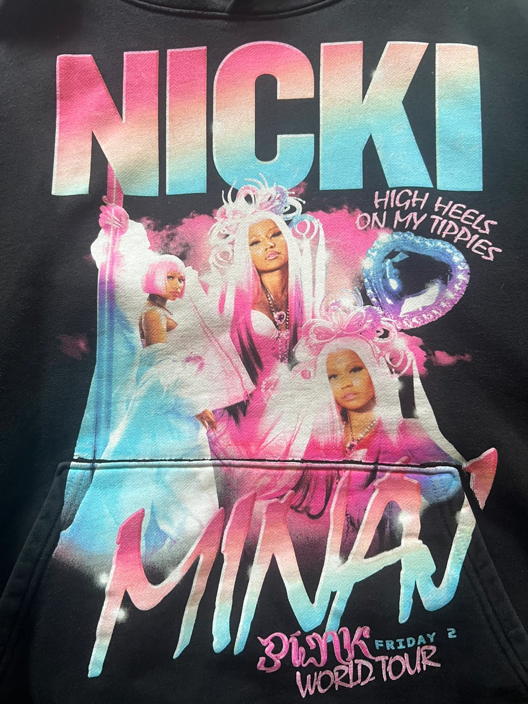 Nicki Minaj Pink Friday 2 World Tour Hoodie XL