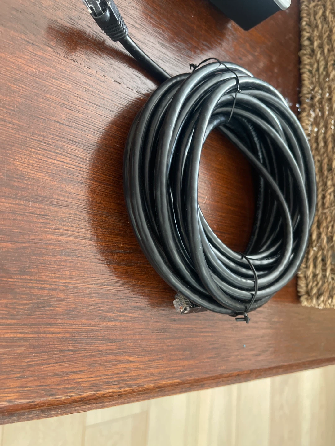 Black Ethernet Cable