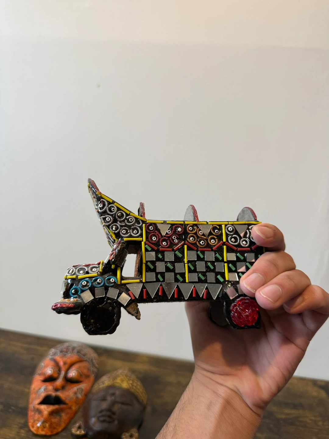 Handmade Decorative Truck Figurine