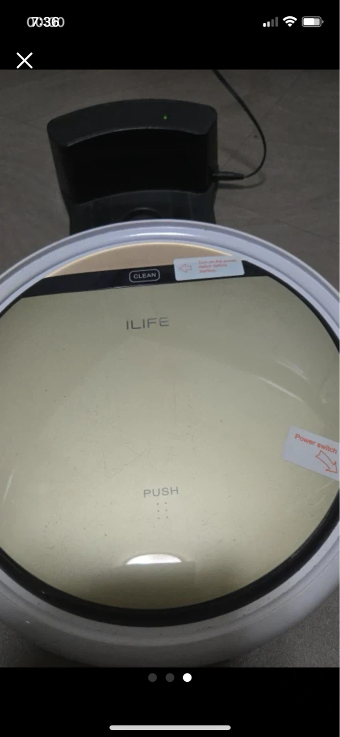 2 ILIFE Robot Vacuum Cleaners and one adaptor - photo 2