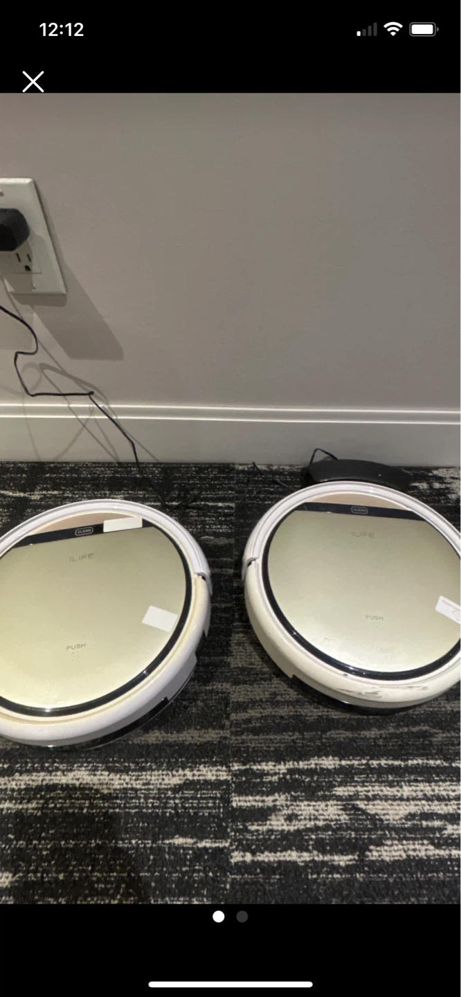 2 ILIFE Robot Vacuum Cleaners and one adaptor - photo 3