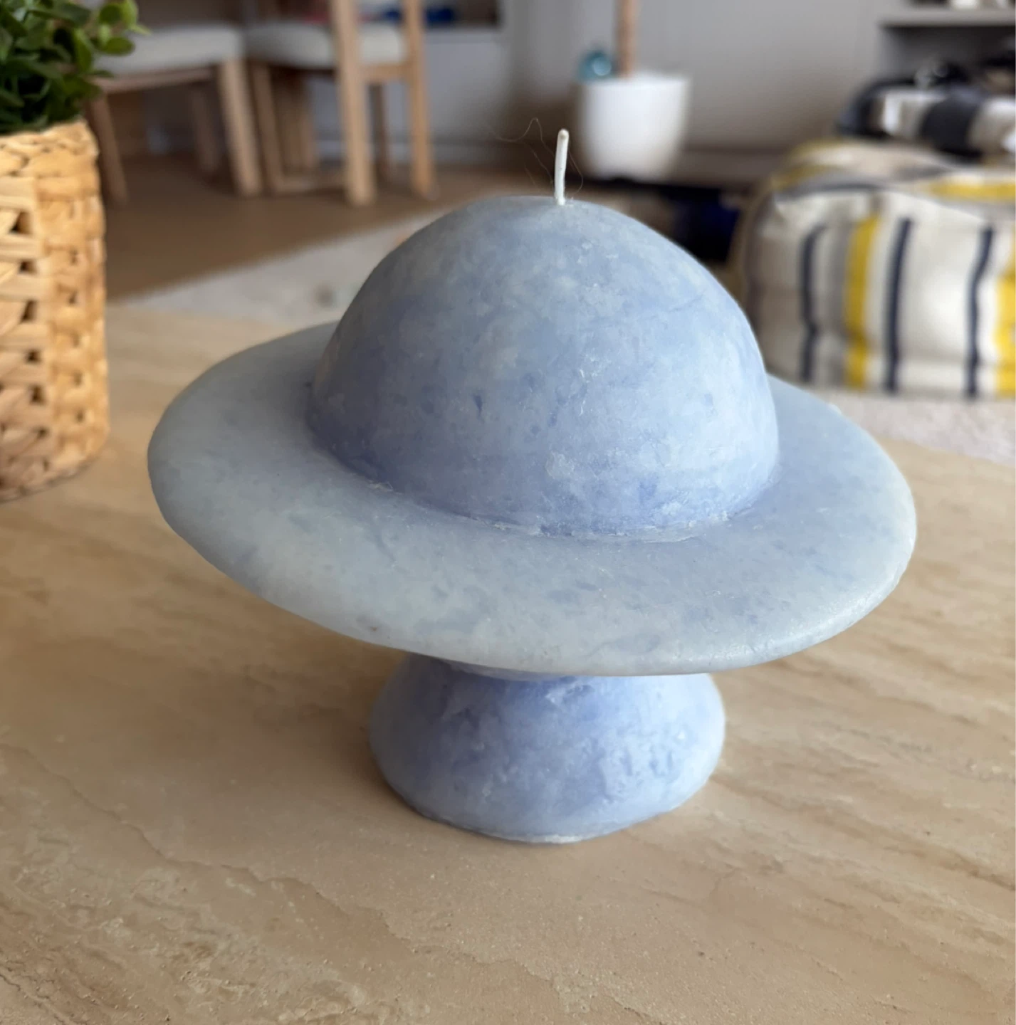 Decorative Saturn Candle