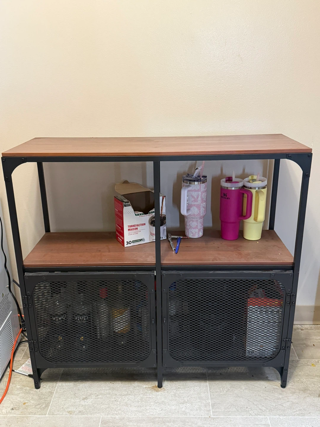 IKEA shelf Style 2-Door Storage Cabinet