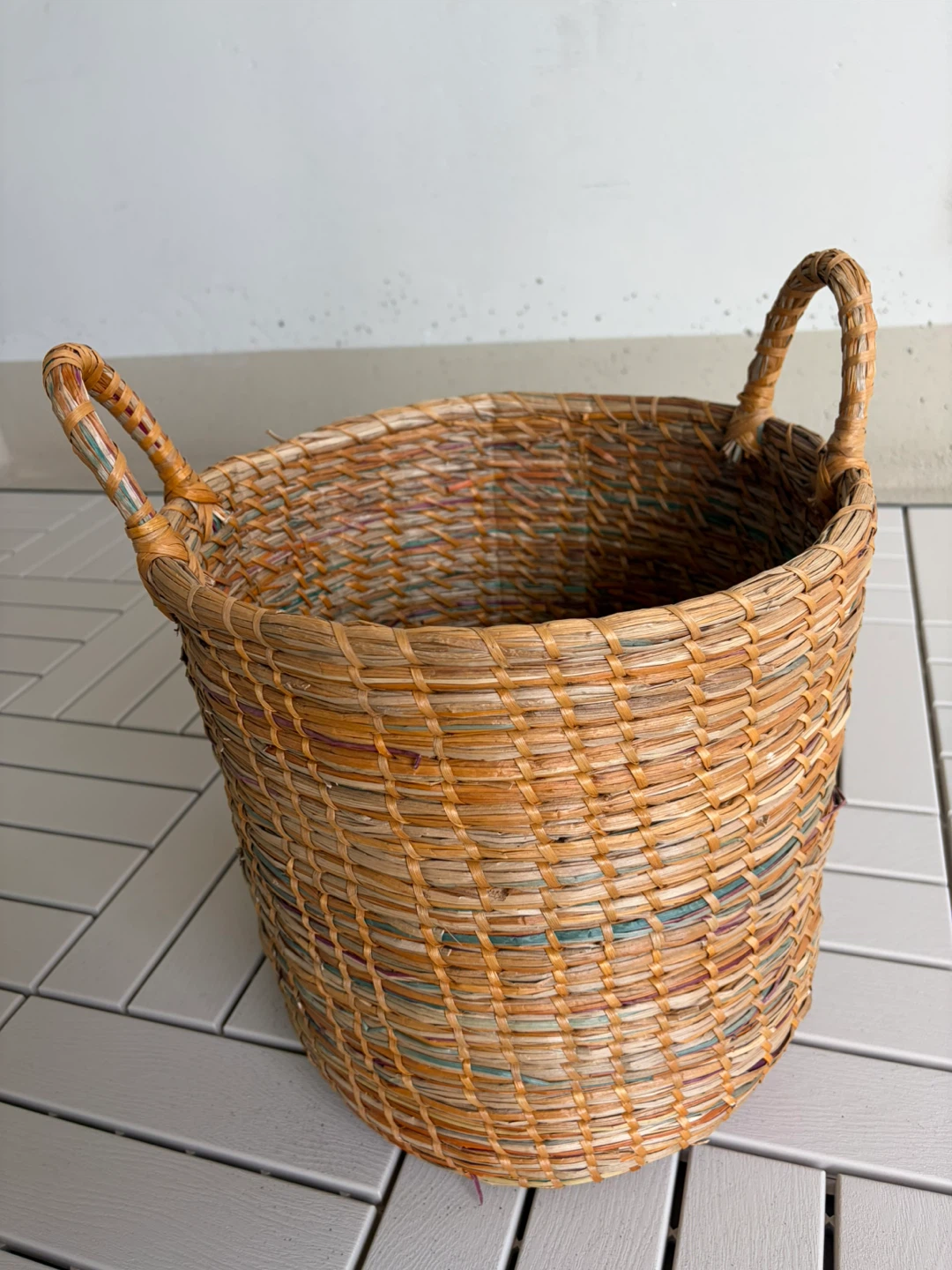 Woven Basket with Handles - photo 2