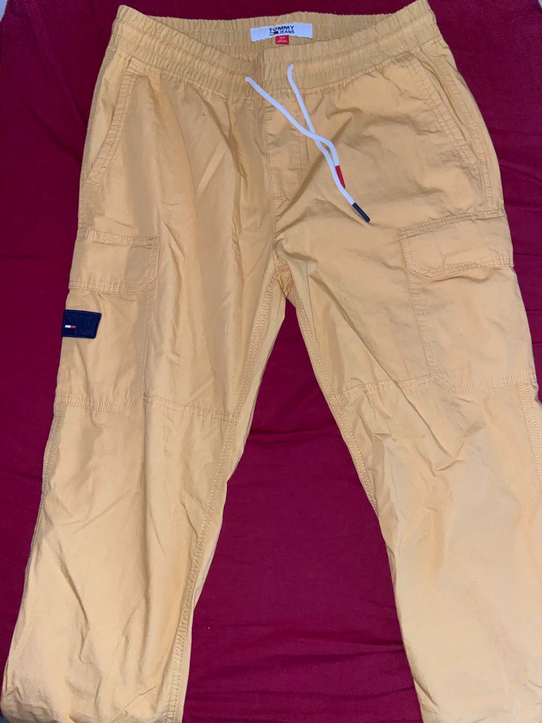 Tommy Jeans Yellow Cargo Pants