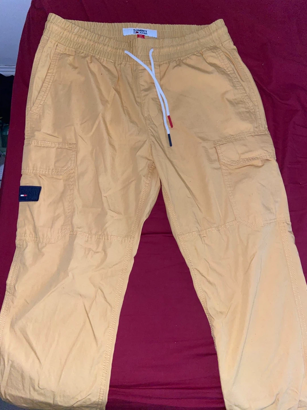 Tommy Jeans Yellow Cargo Pants - photo 2