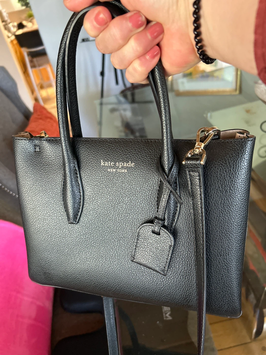 Kate Spade Black Leather Satchel Bag - photo 3
