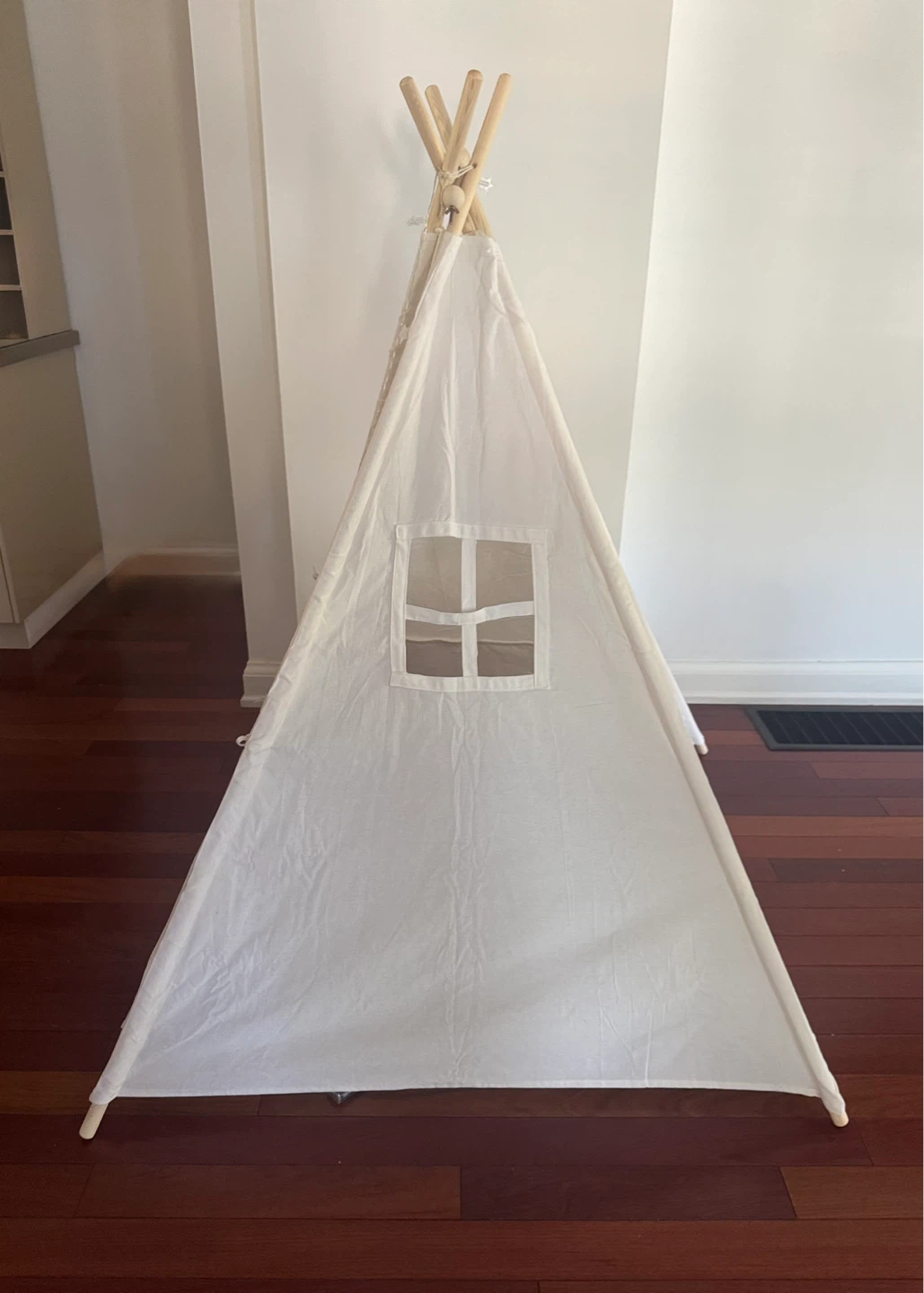 White Cotton Teepee Tent - photo 2