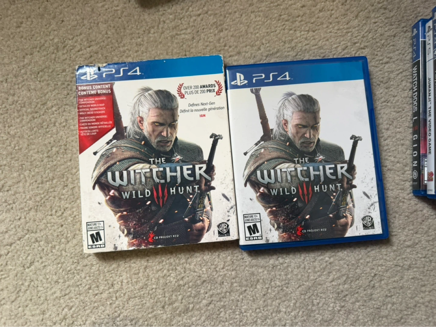 The Witcher 3: Wild Hunt PS4 Game + Soundtrack + Bonus Content