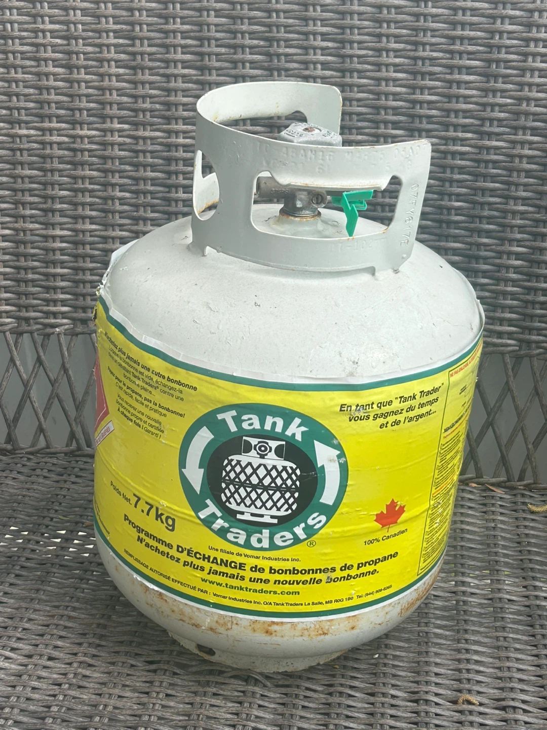 Tank Traders Propane Tank - 7.7kg Canadian tire
