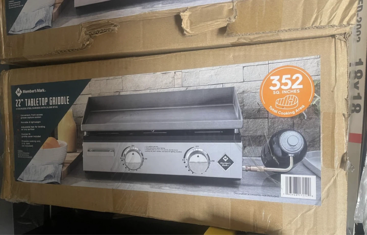 22” Table Top Griddle