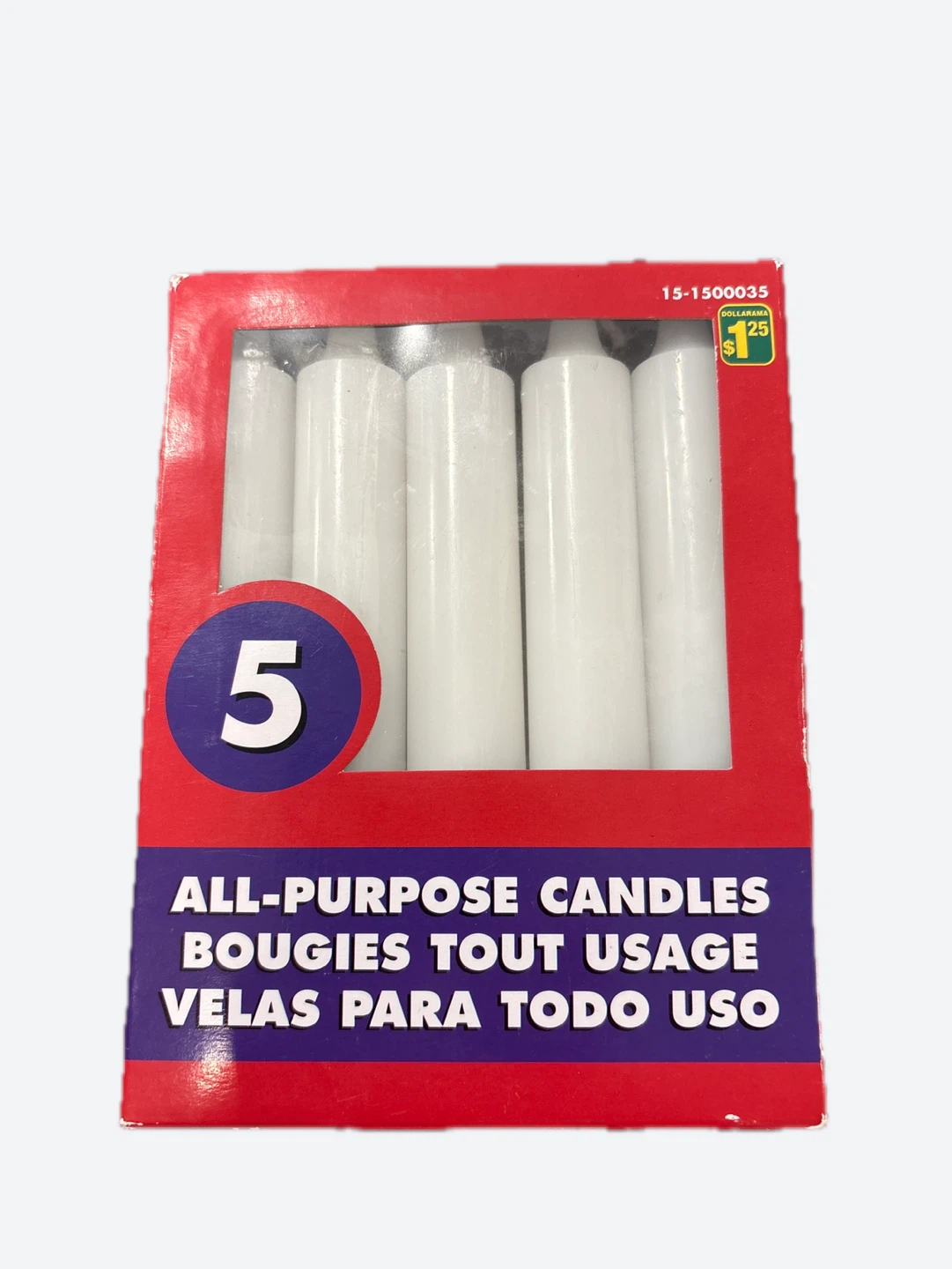 All-Purpose Candles - 5 Pack