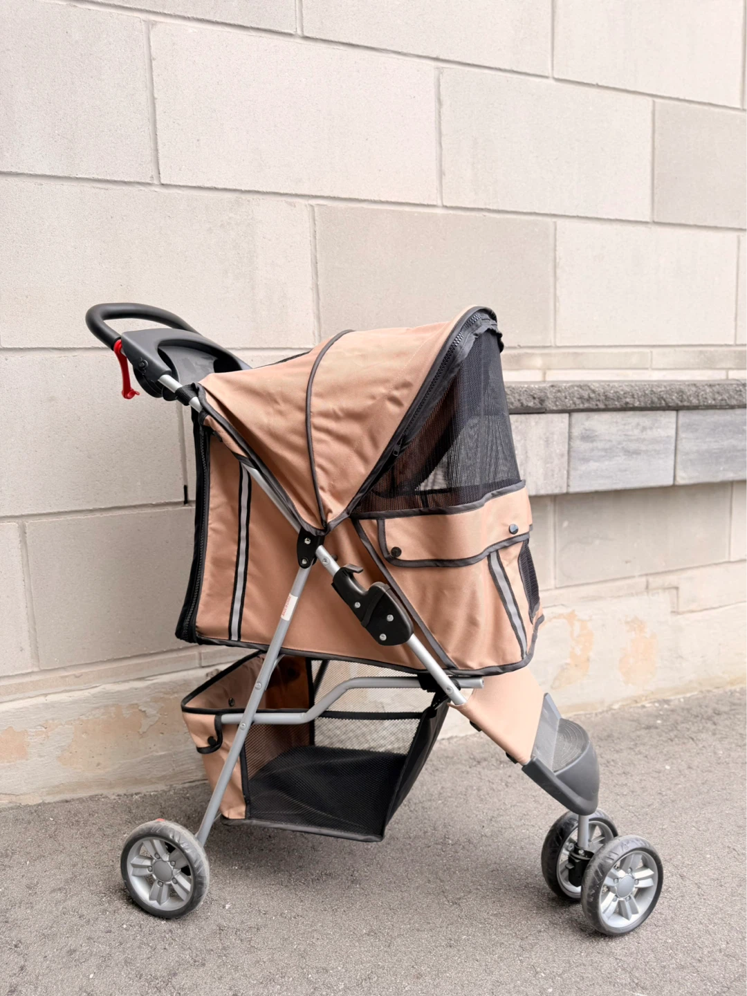 🐾 PawHut Deluxe 3-Wheel Pet Stroller 🐾 - photo 2
