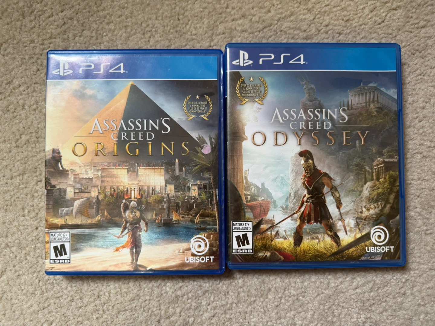 PlayStation 4 Assassin's Creed Origins and Odyssey Games