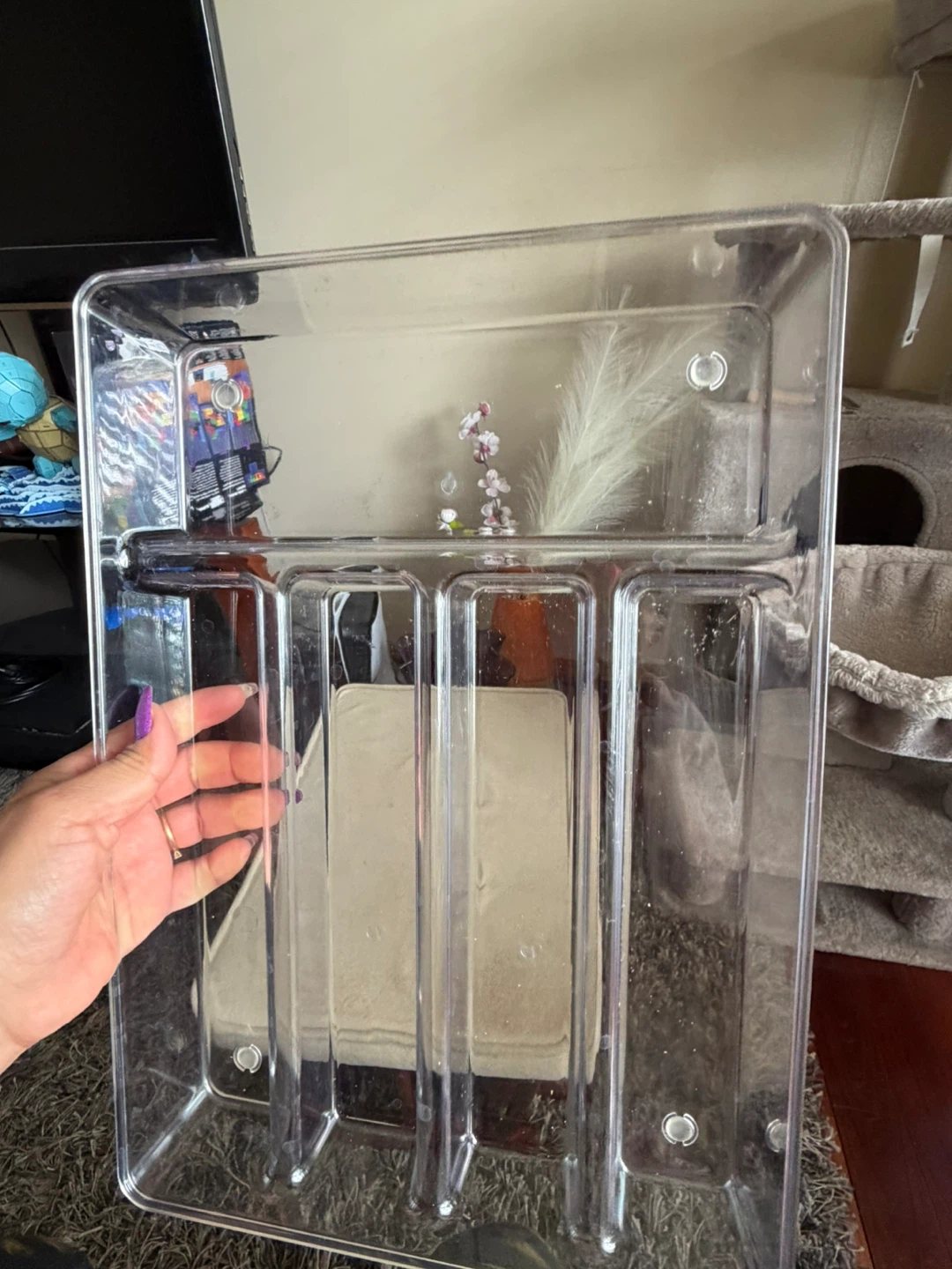 Free Clear Plastic Drawer Organizer Tray - photo 5