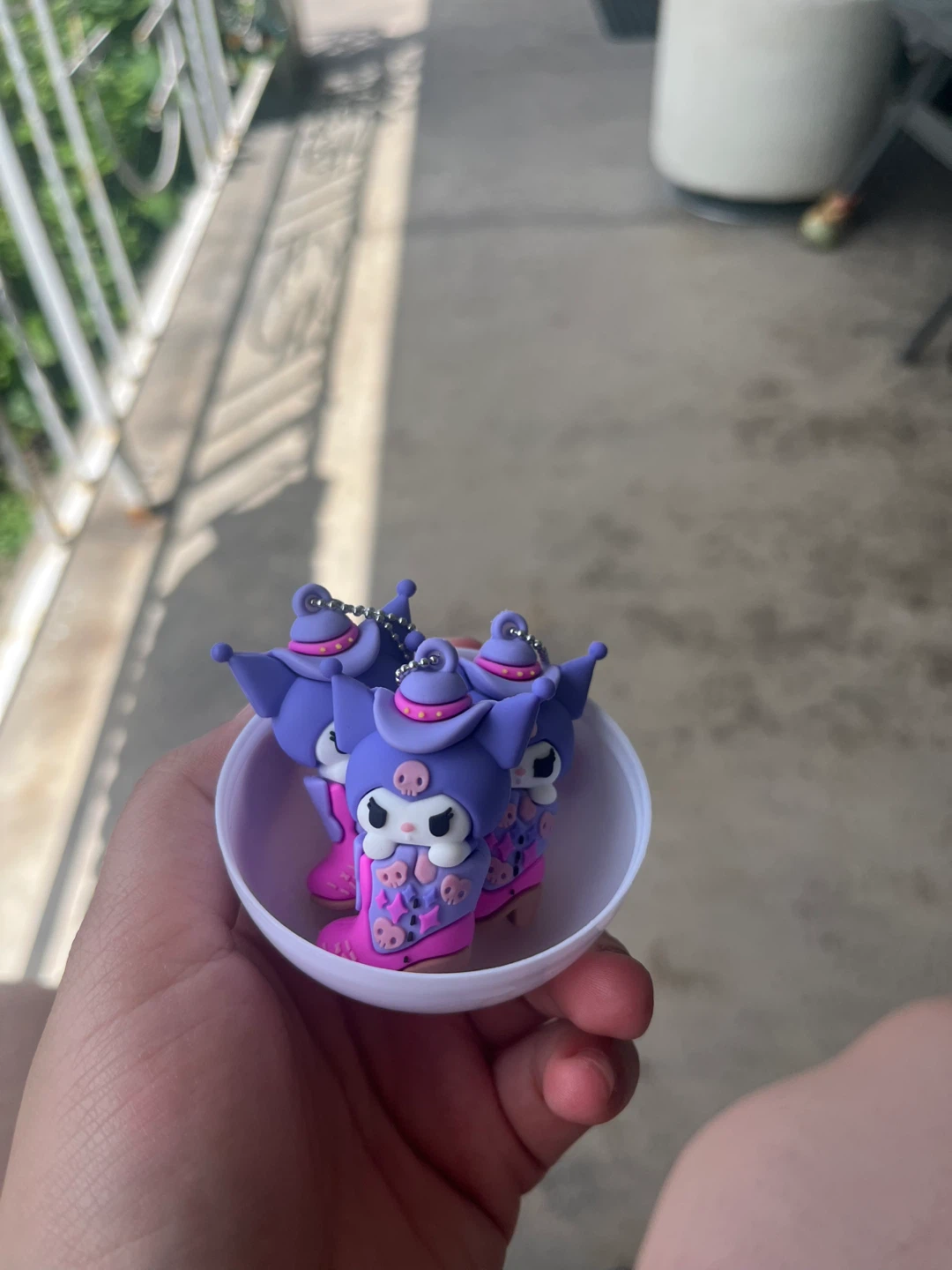 Kuromi Witch Boots Keychain Charms (Set of 3)