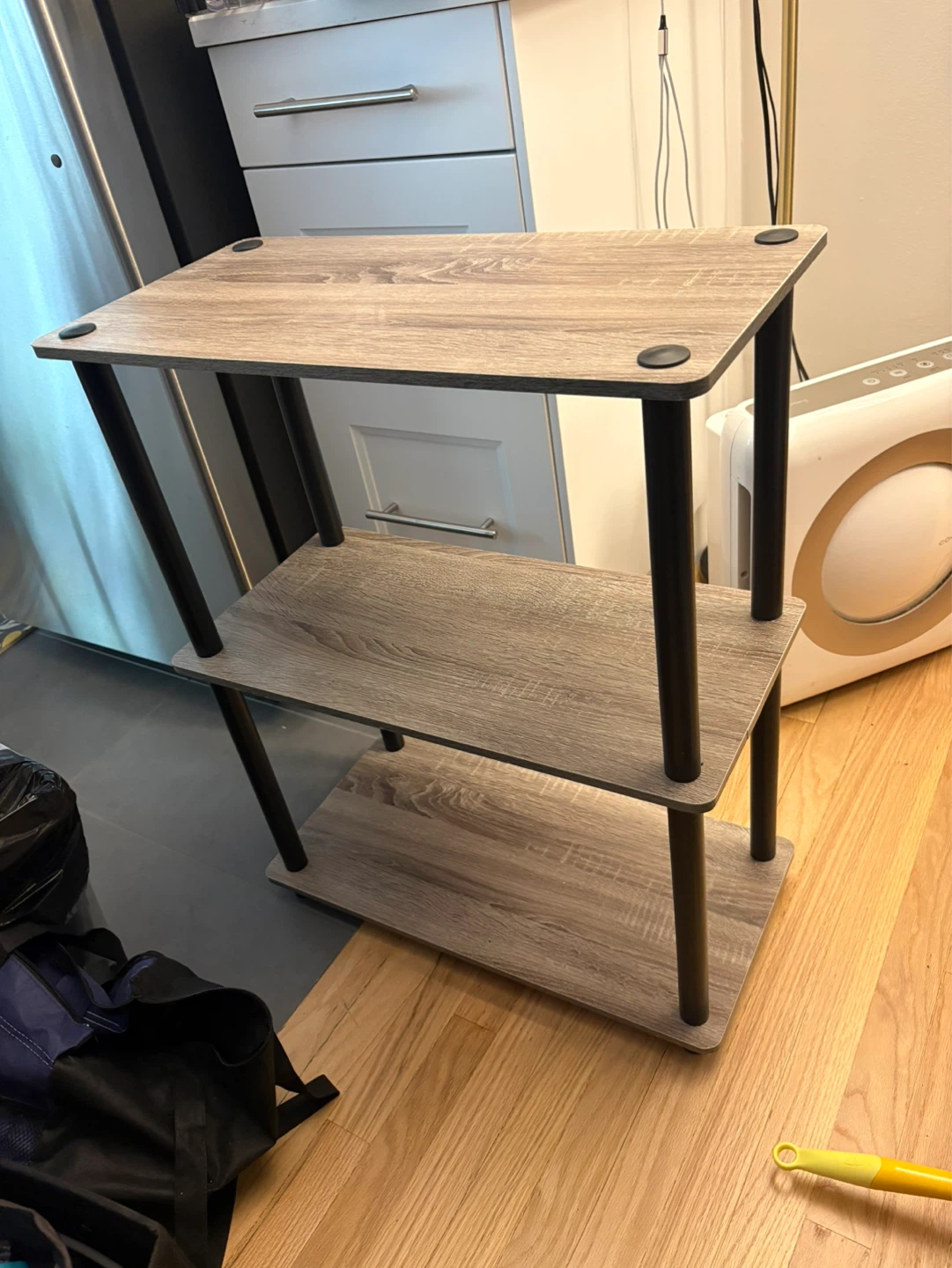 3-Tier Wood Shelf Unit - photo 2