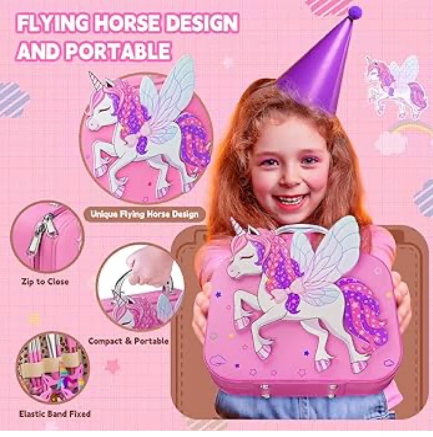 Kids Unicorn Makeup Set with Case - photo 3