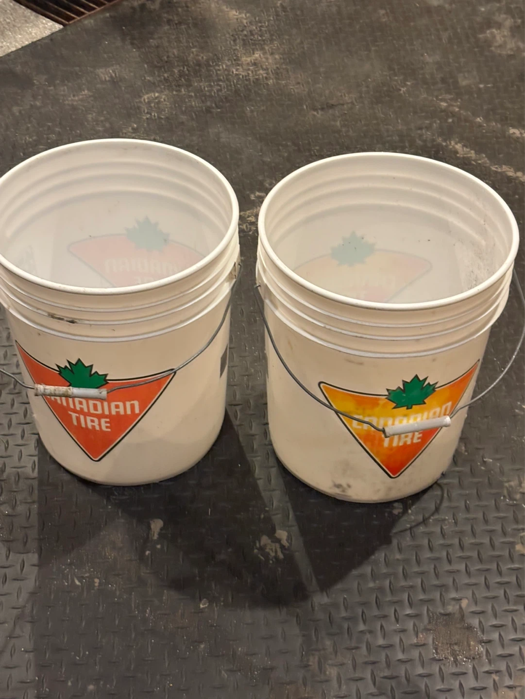 Two Canadian Tire 5 Gallon Pales For Sale - photo 2