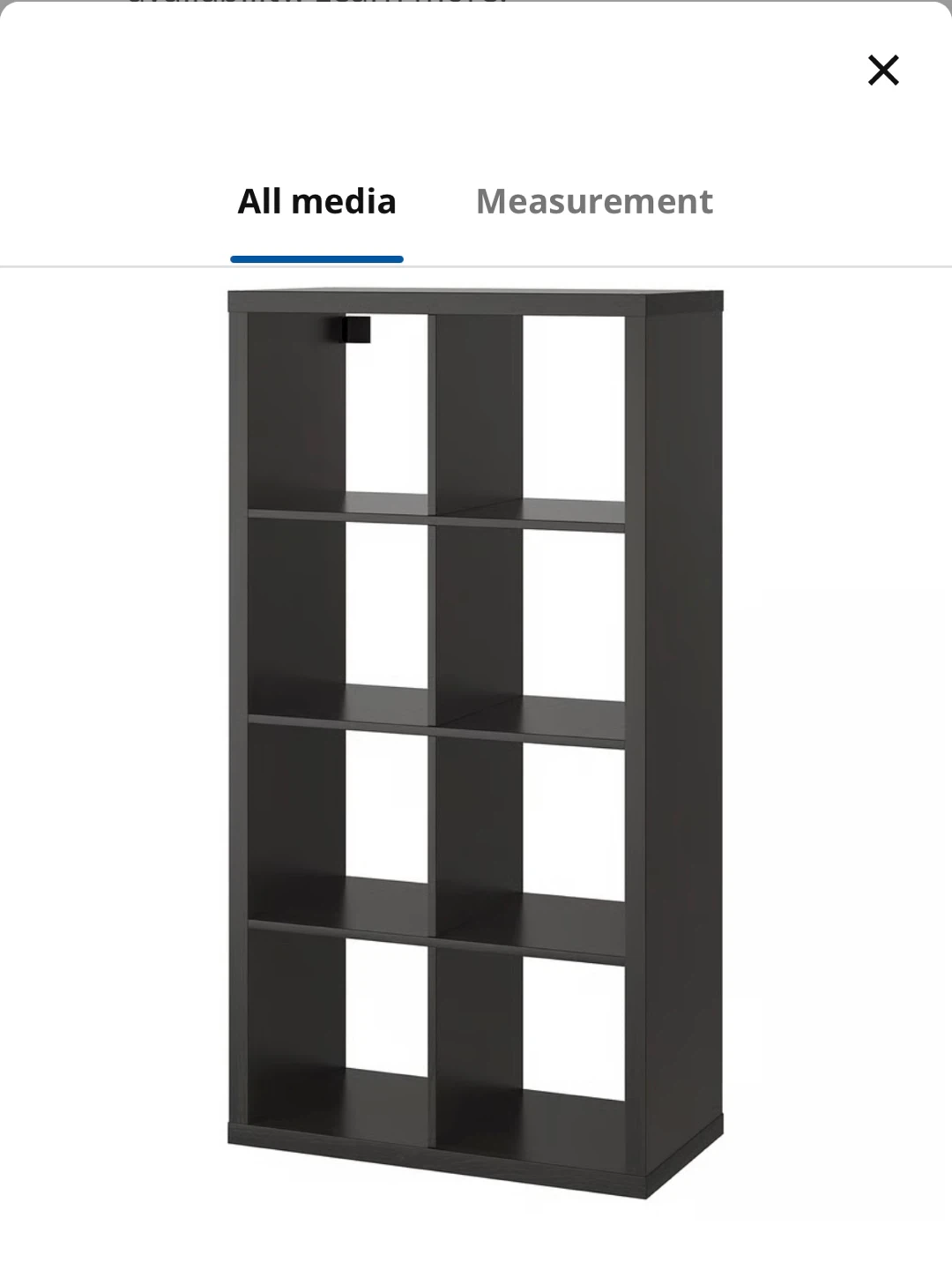 IKEA KALLAX Storage Units - BLACK