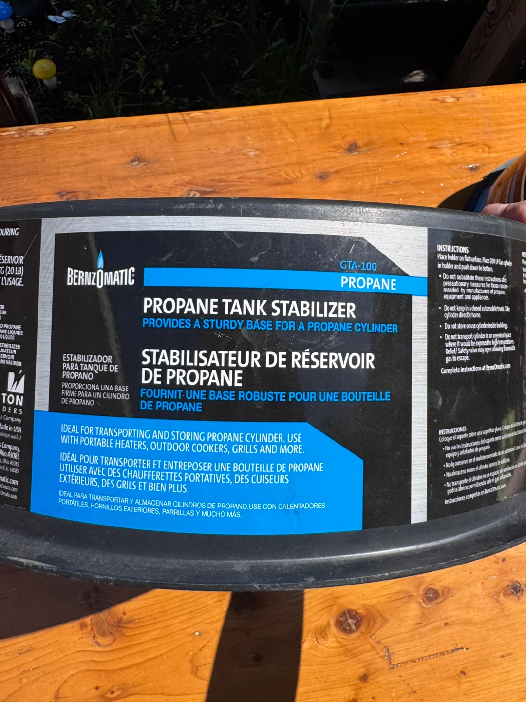 Brand New Plastic Propane Tank Stabilizer - Bernzomatic - photo 4