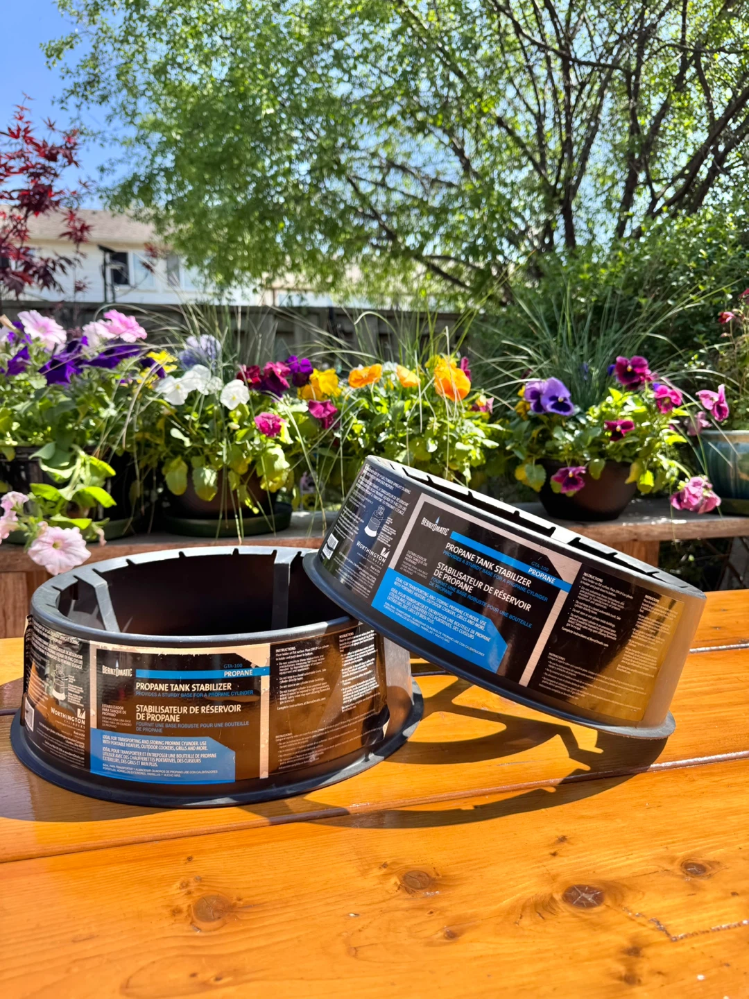 Brand New Plastic Propane Tank Stabilizer - Bernzomatic